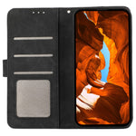 ABEEL For Xiaomi Redmi Note 14 Pro 4G Case Color Splicing Leather RFID Blocking Phone Cover