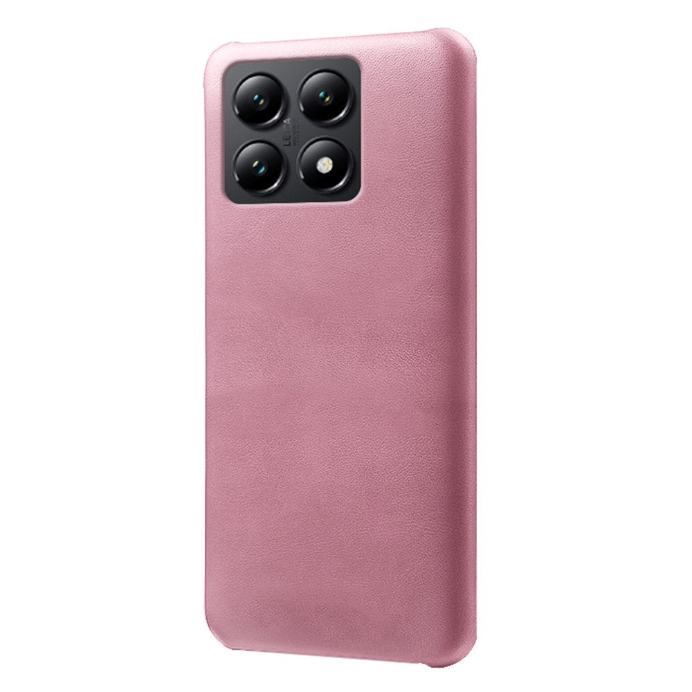 For Xiaomi 14T Case Calf Texture PU Leather Hard PC Protective Phone Cover