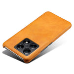 For Xiaomi 14T Case Calf Texture PU Leather Hard PC Protective Phone Cover