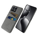 For Xiaomi 14T Case Cloth + Hard PC Phone Cover with Dual Card Slots