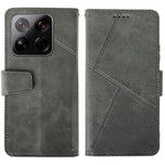 IDEWEI For Xiaomi 15 Case Leather Wallet Phone Cover Stand Calf Texture