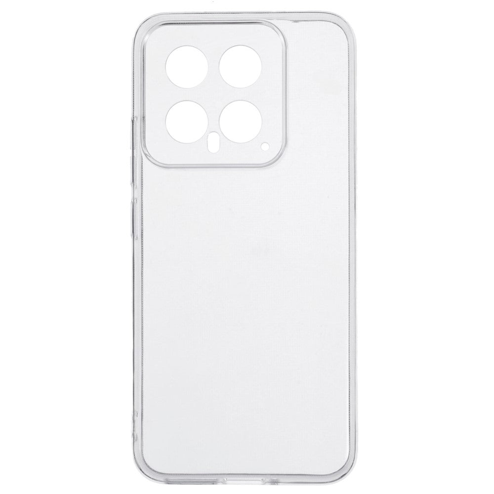 For Xiaomi 14 Case Watermark-Free 2.0mm Clear Phone TPU Cover
