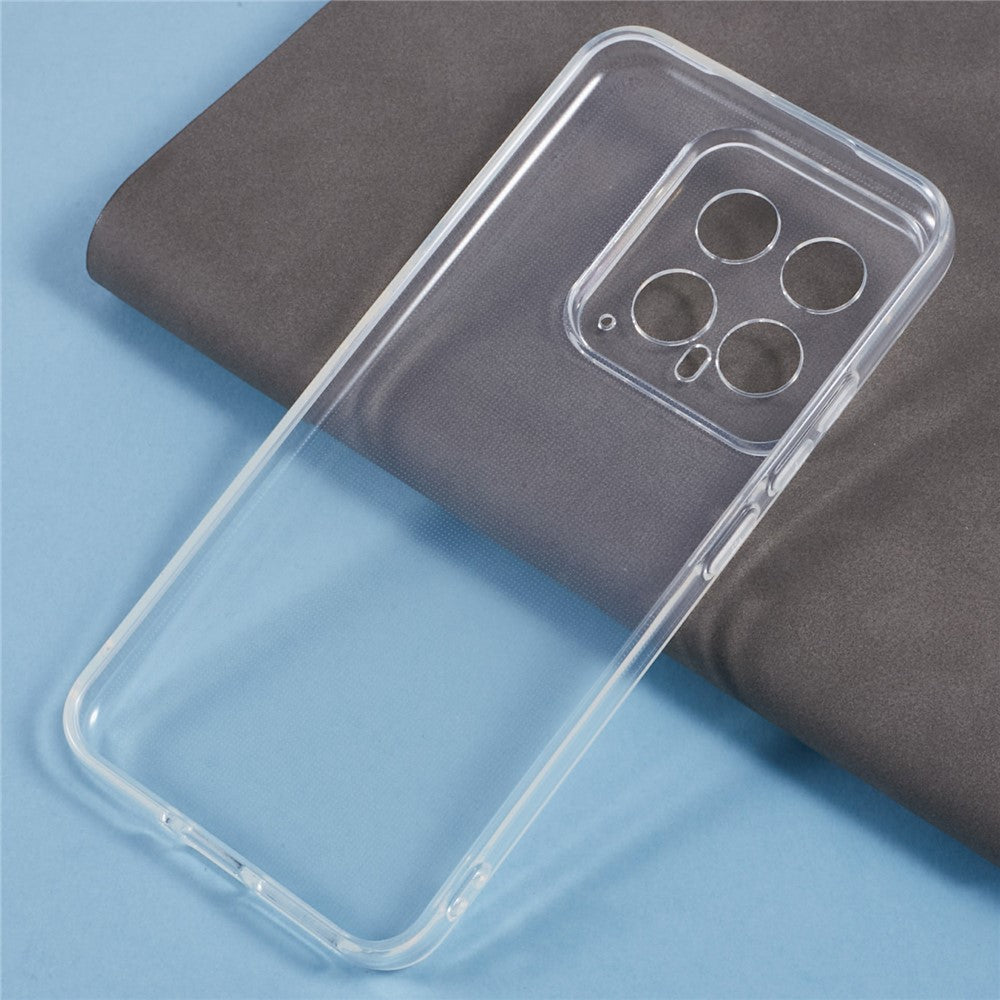 For Xiaomi 14 Case Watermark-Free 2.0mm Clear Phone TPU Cover