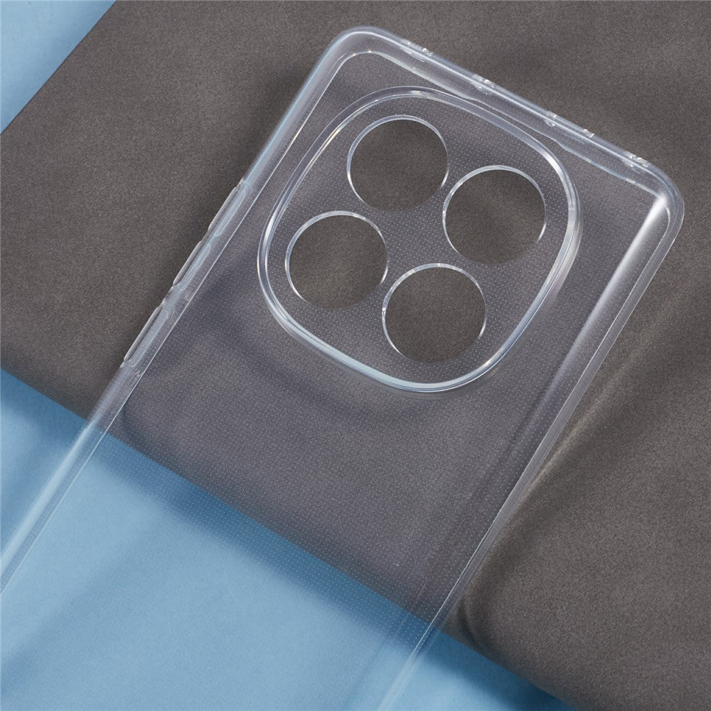 For Xiaomi Redmi Note 14 Pro+ 5G / Note 14 Pro 5G / Poco X7 5G Case Watermark-Free 2.0mm Clear Phone TPU Cover