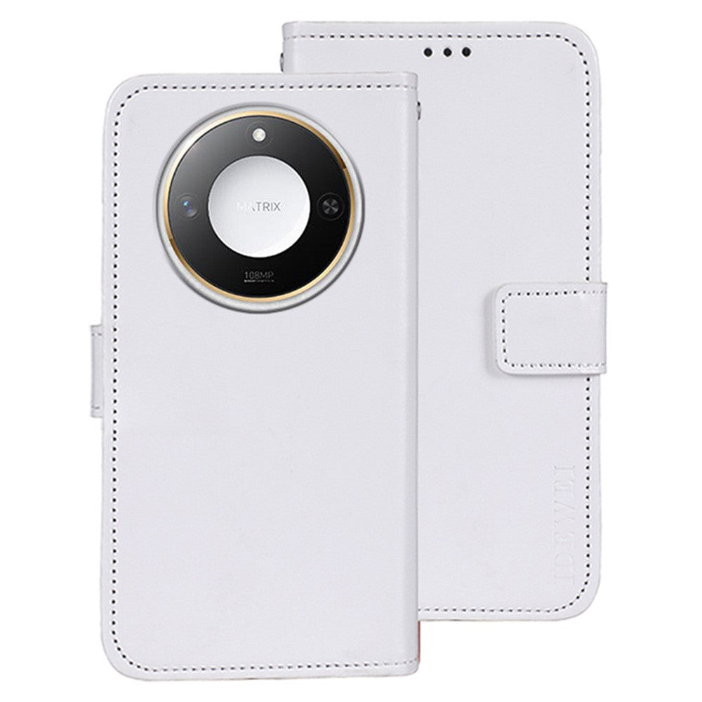 IDEWEI For Honor X60 5G Stand Case Crazy Horse Texture Leather Phone Cover