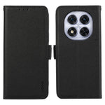 ABEEL For Xiaomi Redmi Note 14 Pro 4G Case Litchi Texture Leather RFID Blocking Phone Cover