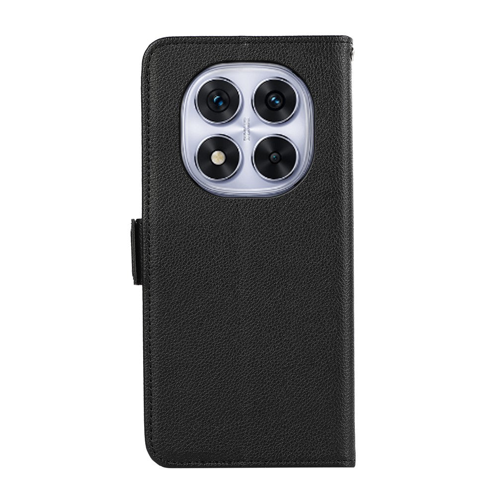 ABEEL For Xiaomi Redmi Note 14 Pro 4G Case Litchi Texture Leather RFID Blocking Phone Cover