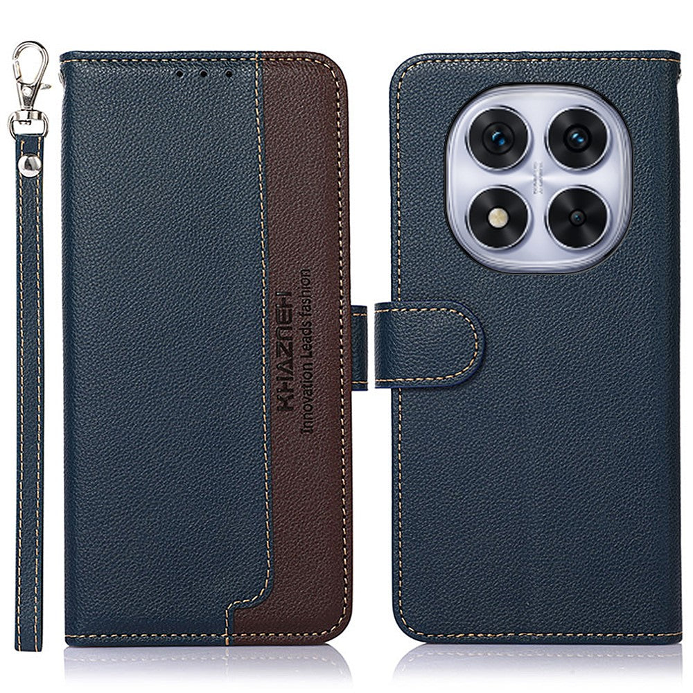 KHAZNEH For Xiaomi Redmi Note 14 Pro 4G Case RFID Blocking Wallet PU Leather Phone Cover