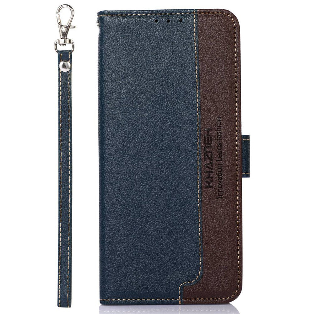 KHAZNEH For Xiaomi Redmi Note 14 Pro 4G Case RFID Blocking Wallet PU Leather Phone Cover