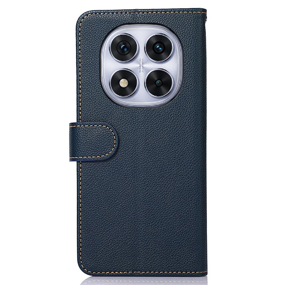 KHAZNEH For Xiaomi Redmi Note 14 Pro 4G Case RFID Blocking Wallet PU Leather Phone Cover