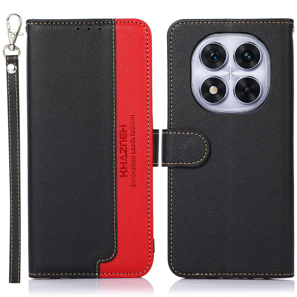 KHAZNEH For Xiaomi Redmi Note 14 Pro 4G Case RFID Blocking Wallet PU Leather Phone Cover