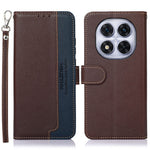 KHAZNEH For Xiaomi Redmi Note 14 Pro 4G Case RFID Blocking Wallet PU Leather Phone Cover