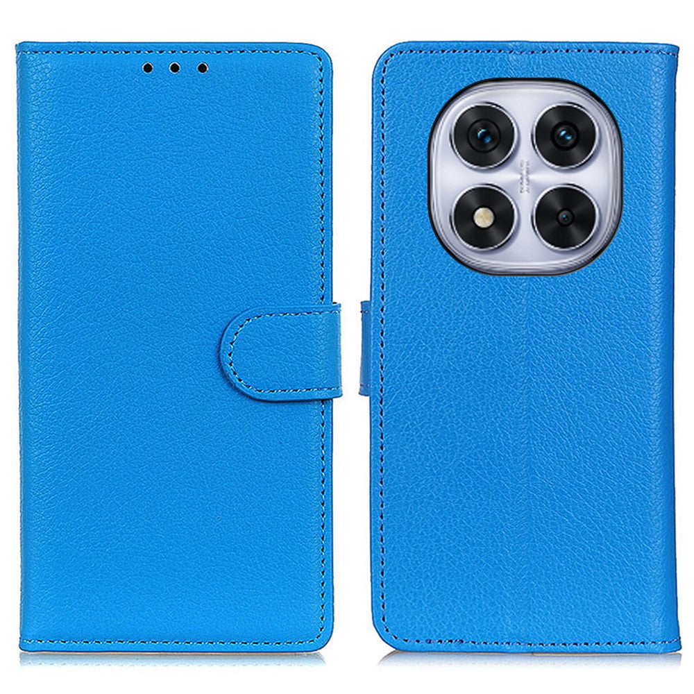 For Xiaomi Redmi Note 14 Pro 4G Wallet Case PU Leather Phone Cover Litchi Texture