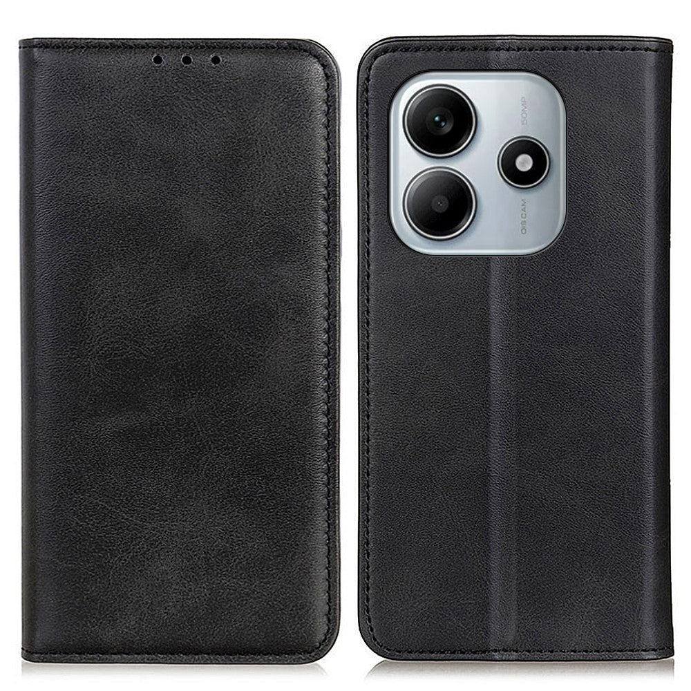 For Xiaomi Redmi Note 14 4G (163.25mm) Case Split Leather Flip Wallet Phone Cover