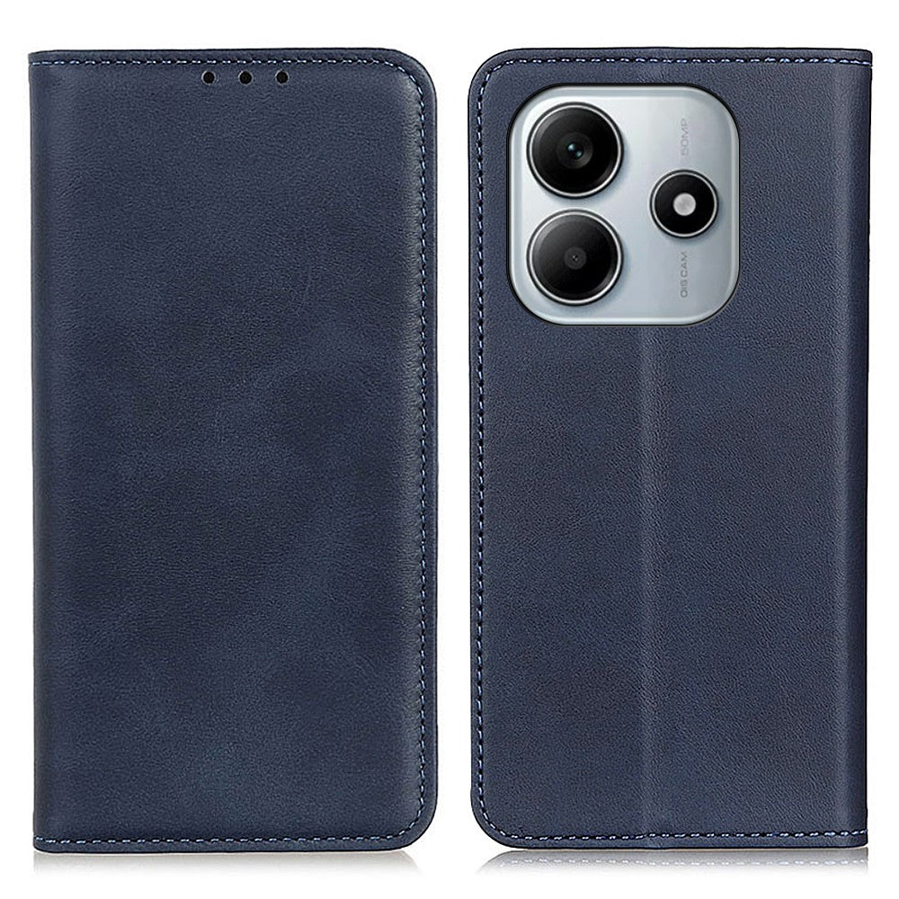 For Xiaomi Redmi Note 14 4G (163.25mm) Case Split Leather Flip Wallet Phone Cover