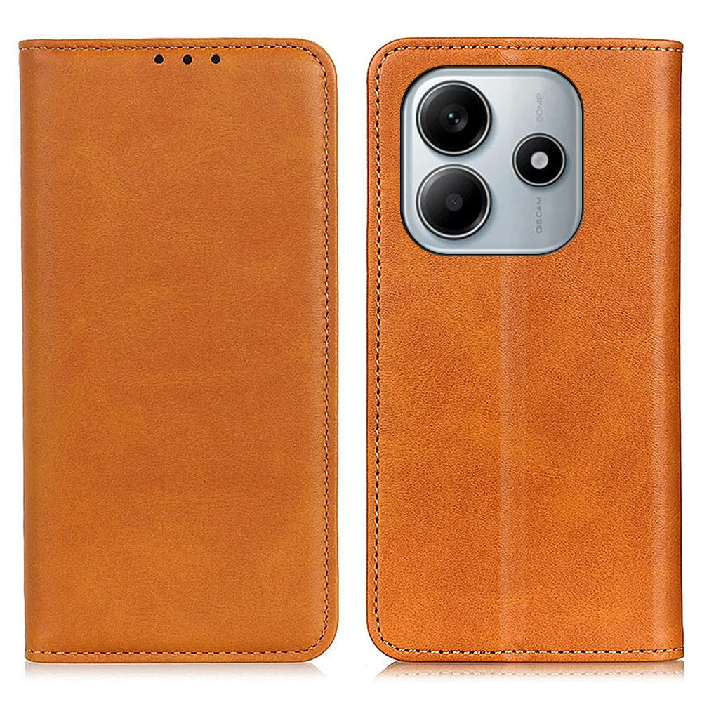 For Xiaomi Redmi Note 14 4G (163.25mm) Case Split Leather Flip Wallet Phone Cover