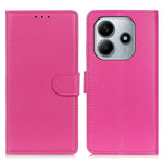 For Xiaomi Redmi Note 14 4G (163.25mm) Wallet Case PU Leather Phone Cover Litchi Texture