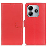For Xiaomi Redmi Note 14 4G (163.25mm) Wallet Case PU Leather Phone Cover Litchi Texture