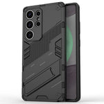 Samsung Galaxy S25 Ultra-skal PC+TPU stötsäkert mobilskal med stöd