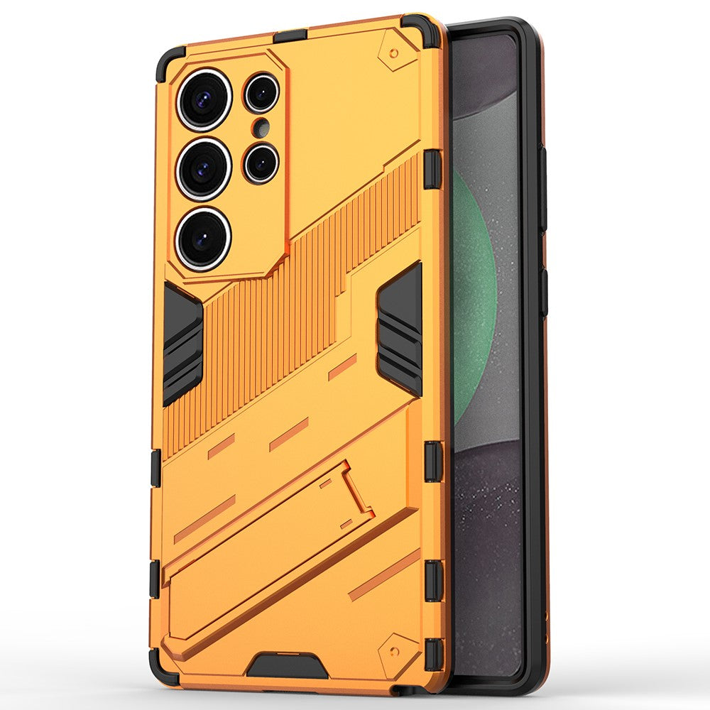 Samsung Galaxy S25 Ultra-skal PC+TPU stötsäkert mobilskal med stöd