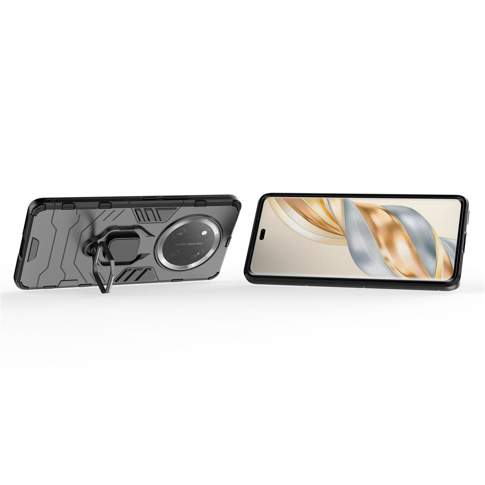 For Honor Magic7 Lite 5G / X9c 5G / X60 Pro 5G Case Ring Kickstand PC+TPU Protective Phone Cover