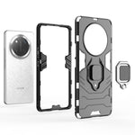 For Honor Magic7 Lite 5G / X9c 5G / X60 Pro 5G Case Ring Kickstand PC+TPU Protective Phone Cover