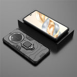 For Honor Magic7 Lite 5G / X9c 5G / X60 Pro 5G Case Ring Kickstand PC+TPU Protective Phone Cover