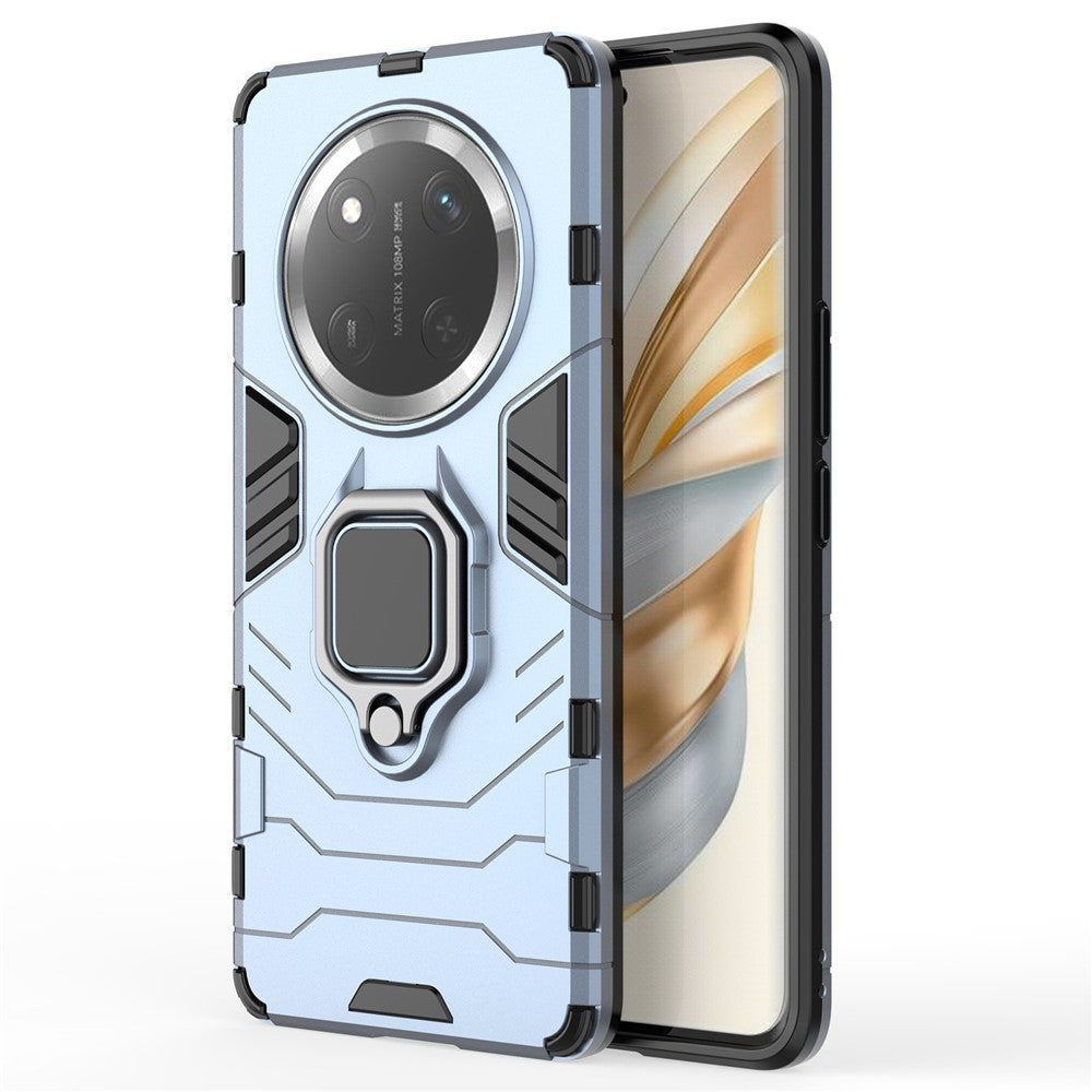 For Honor Magic7 Lite 5G / X9c 5G / X60 Pro 5G Case Ring Kickstand PC+TPU Protective Phone Cover