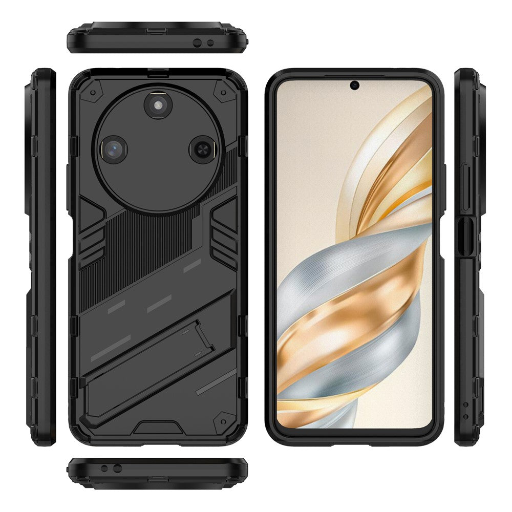 For Honor X60 5G Case PC+TPU Shockproof Phone Cover with Kickstand