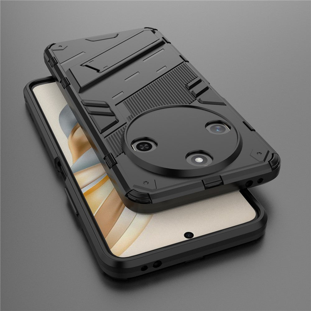For Honor X60 5G Case PC+TPU Shockproof Phone Cover with Kickstand