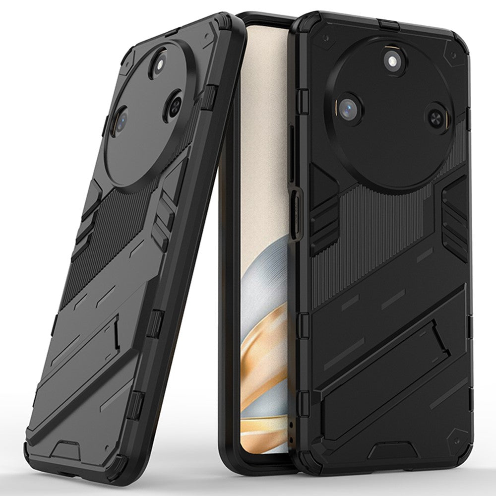 For Honor Magic7 Lite 5G / X9c 5G / X60 Pro 5G Case PC+TPU Shockproof Phone Cover with Kickstand