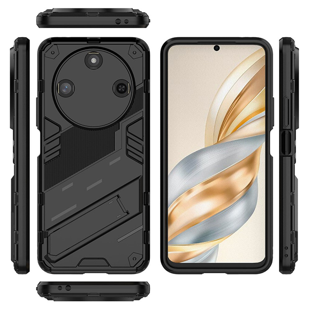 For Honor Magic7 Lite 5G / X9c 5G / X60 Pro 5G Case PC+TPU Shockproof Phone Cover with Kickstand