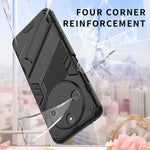 For Honor Magic7 Lite 5G / X9c 5G / X60 Pro 5G Case PC+TPU Shockproof Phone Cover with Kickstand
