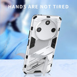 For Honor Magic7 Lite 5G / X9c 5G / X60 Pro 5G Case PC+TPU Shockproof Phone Cover with Kickstand
