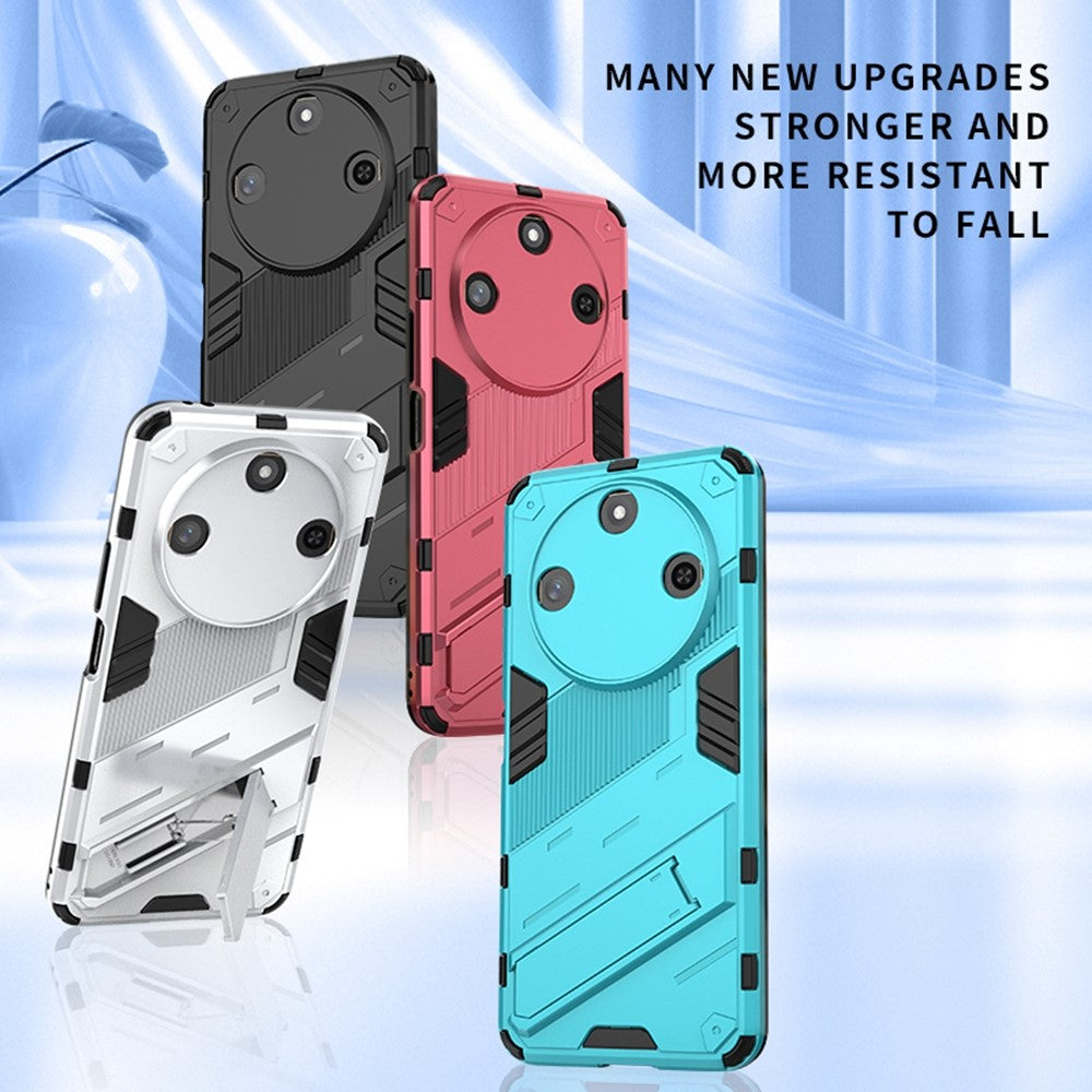 For Honor Magic7 Lite 5G / X9c 5G / X60 Pro 5G Case PC+TPU Shockproof Phone Cover with Kickstand