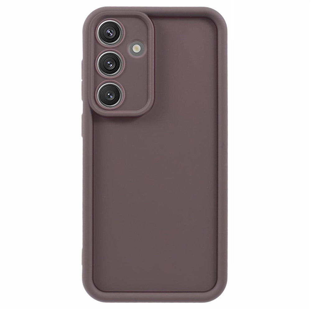 For Samsung Galaxy S25+ Case Grooved Design TPU Anti-Slip Phone Cover