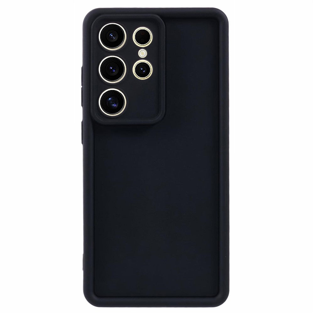 For Samsung Galaxy S25 Ultra Case Grooved Design TPU Anti-Slip Phone Cover