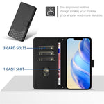 For Xiaomi Redmi Note 14 Pro+ 5G / Note 14 Pro 5G / Poco X7 5G Case Imprinted Honeycomb RFID Blocking Leather Phone Cover with Strap