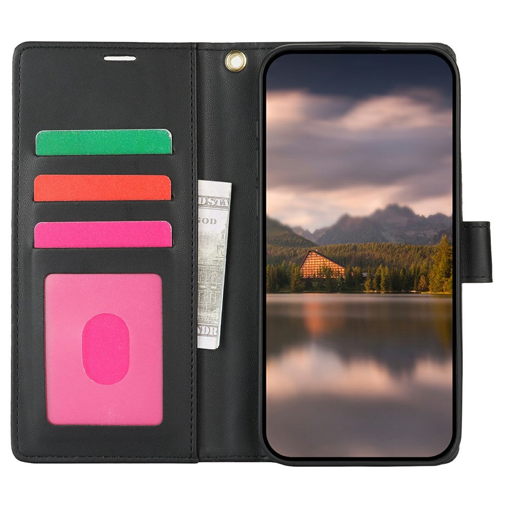 For Samsung Galaxy S23 FE Case with Hand Strap Flower Imprint Leather Wallet Phone Cover
