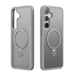 DUX DUCIS For Samsung Galaxy S25+ Case Yind Series PC+TPU Phone Cover Magnetic Case with Kickstand