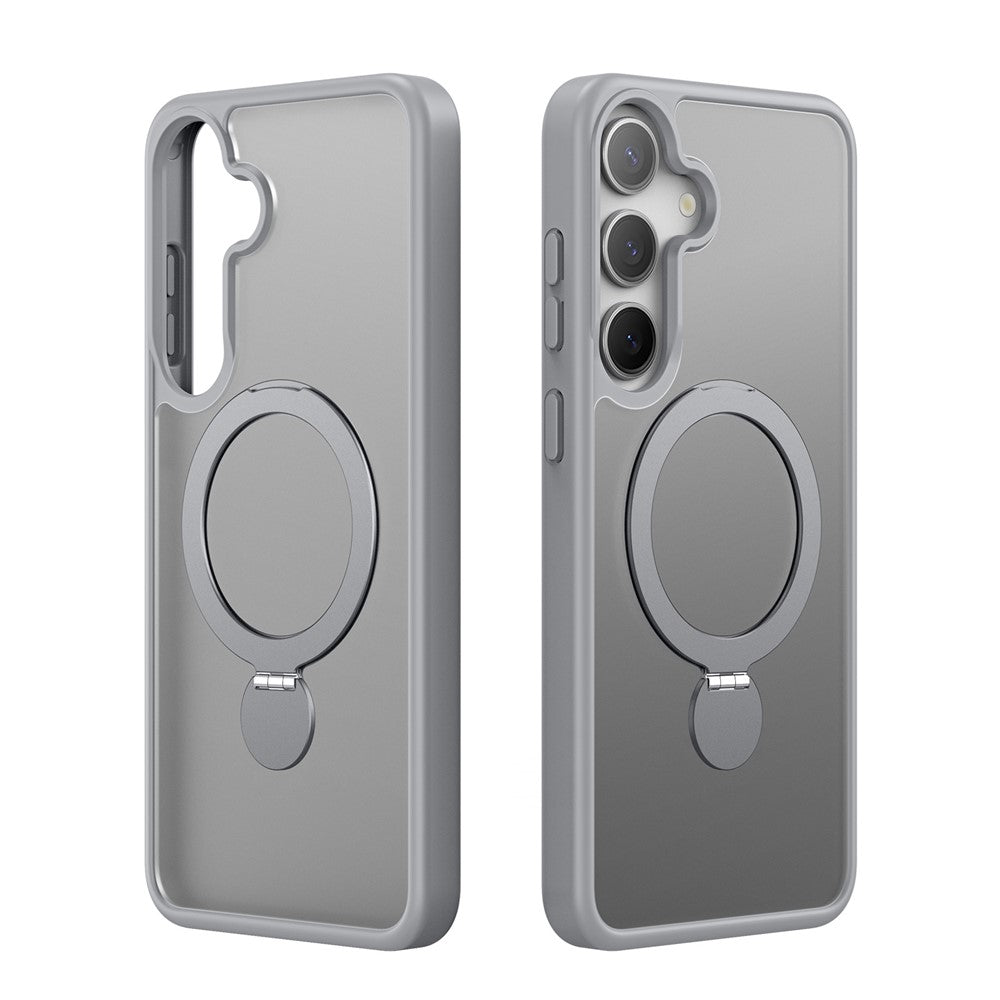 DUX DUCIS For Samsung Galaxy S25+ Case Yind Series PC+TPU Phone Cover Magnetic Case with Kickstand