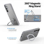 DUX DUCIS For Samsung Galaxy S25+ Case Yind Series PC+TPU Phone Cover Magnetic Case with Kickstand