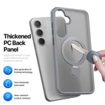 DUX DUCIS For Samsung Galaxy S25+ Case Yind Series PC+TPU Phone Cover Magnetic Case with Kickstand