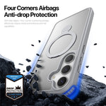DUX DUCIS For Samsung Galaxy S25+ Case Yind Series PC+TPU Phone Cover Magnetic Case with Kickstand