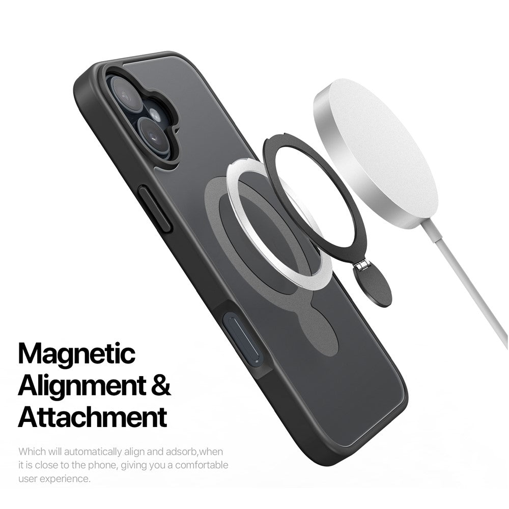 DUX DUCIS For iPhone 16 Case  Yind Series PC+TPU Phone Cover Compatible with MagSafe with Kickstand
