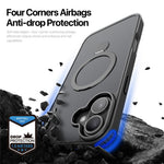 DUX DUCIS For iPhone 16 Case  Yind Series PC+TPU Phone Cover Compatible with MagSafe with Kickstand