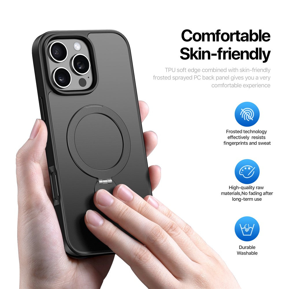 DUX DUCIS For iPhone 16 Pro Case  Yind Series PC+TPU Phone Cover Compatible with MagSafe with Kickstand