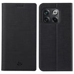 VILI DMX-serien för OnePlus 10T 5G / Ace Pro 5G Kortplats Folio Flip-fodral Magnetiskt självabsorberande PU-läderfodral