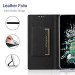 VILI DMX-serien för OnePlus 10T 5G / Ace Pro 5G Kortplats Folio Flip-fodral Magnetiskt självabsorberande PU-läderfodral