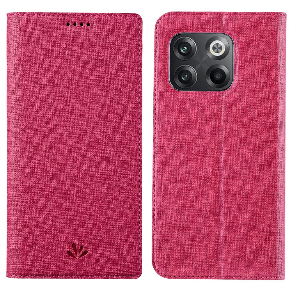VILI DMX-serien för OnePlus 10T 5G / Ace Pro 5G Kortplats Folio Flip-fodral Magnetiskt självabsorberande PU-läderfodral